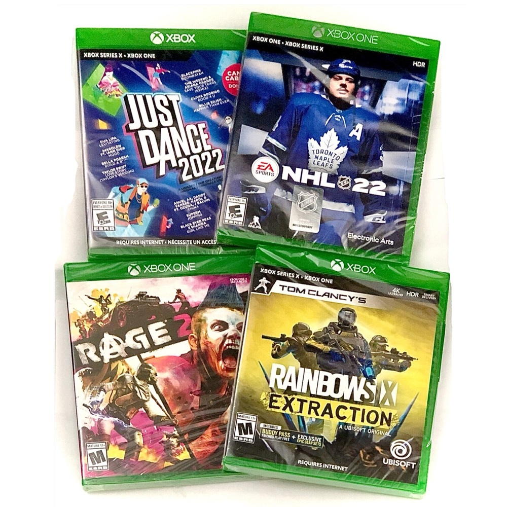 XBox Video Game Collection NWT